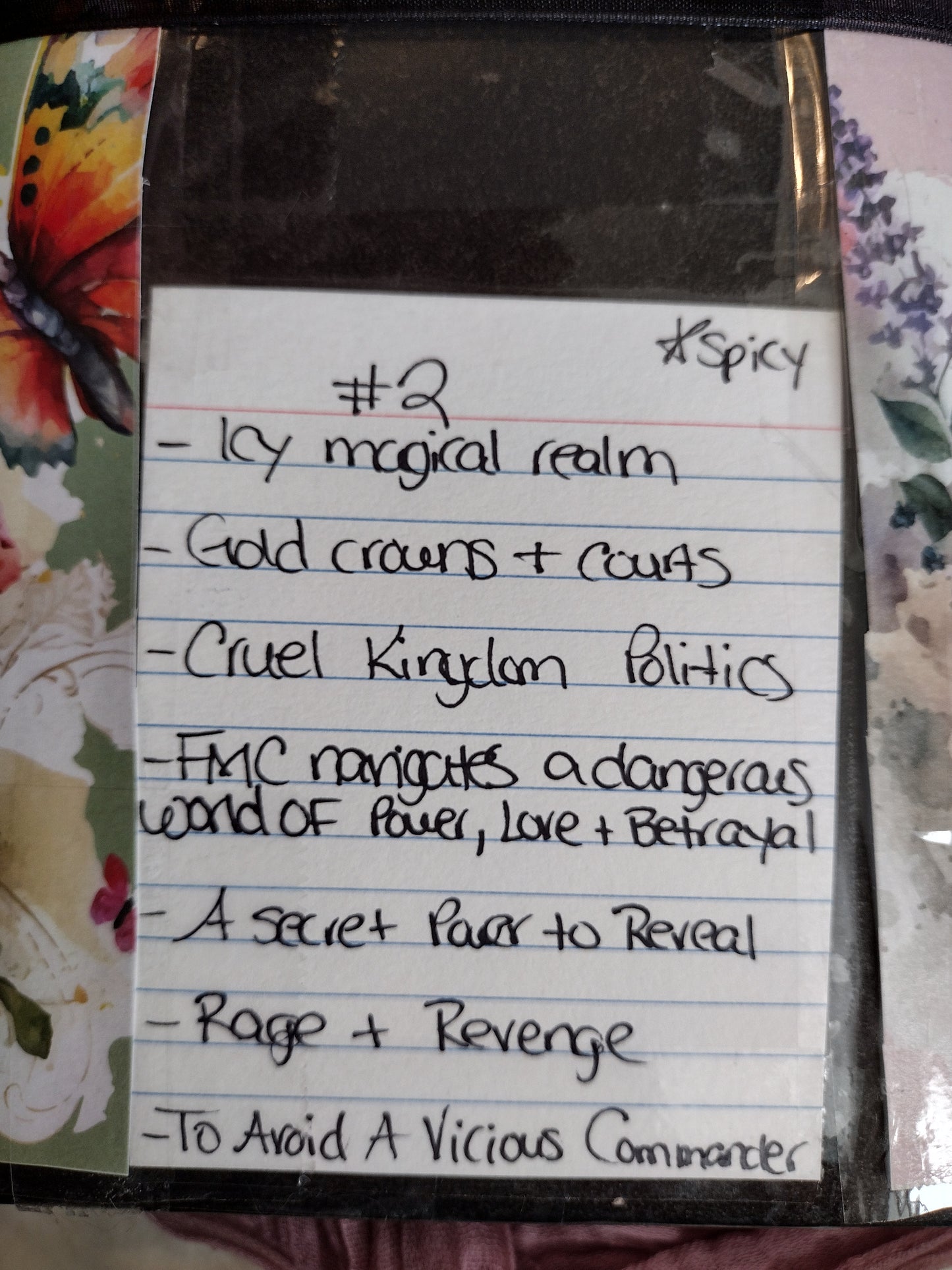 Book #2- Dark Fantasy-Low Spice